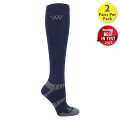 Woof Wear Long Bamboo Waffle Knit Riding Socks