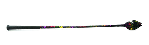 Horse Head Glitter Riding Whip
