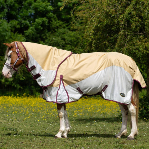 Trojan Dual Fly Turnout Rug & Neck Set