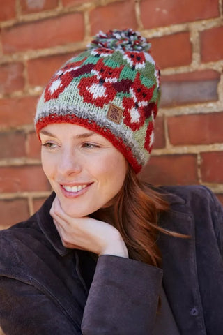 Pachamama Bobble Beanie - Skulk of Foxes