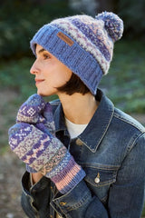 Pachamama Classic Fairisle Roll Back Beanie