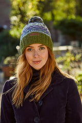 Pachamama Classic Fairisle Roll Back Beanie
