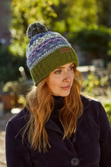 Pachamama Classic Fairisle Roll Back Beanie