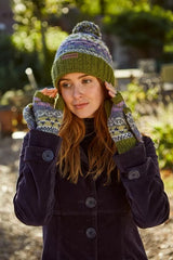 Pachamama Classic Fairisle Roll Back Beanie