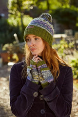 Pachamama Classic Fairisle Roll Back Beanie