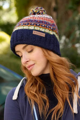 Pachamama Colorado Roll Back Bobble Beanie