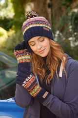 Pachamama Colorado Roll Back Bobble Beanie