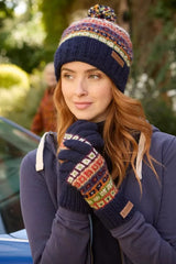 Pachamama Colorado Roll Back Bobble Beanie