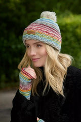 Pachamama Hoxton Roll Back Bobble Beanie
