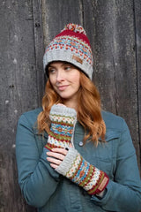 Pachamama Iona Roll Back Bobble Beanie