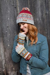 Pachamama Iona Roll Back Bobble Beanie