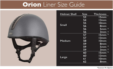 Evoke Orion Removeable Crown Padded Helmet Liner