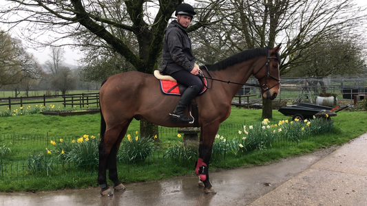 Alex Moor Winner of Lesson with Gemma Tattersall.