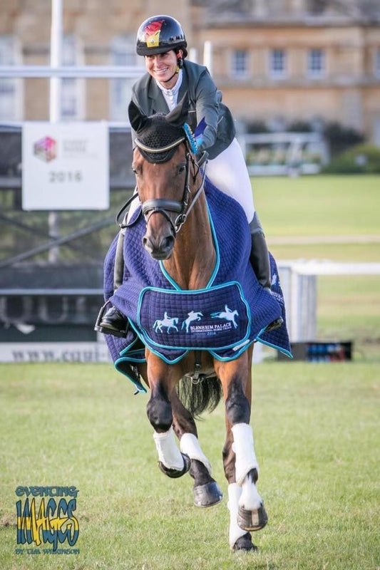 Bettina&#039;s Blenheim! Helite Ambassador Bettina Hoy