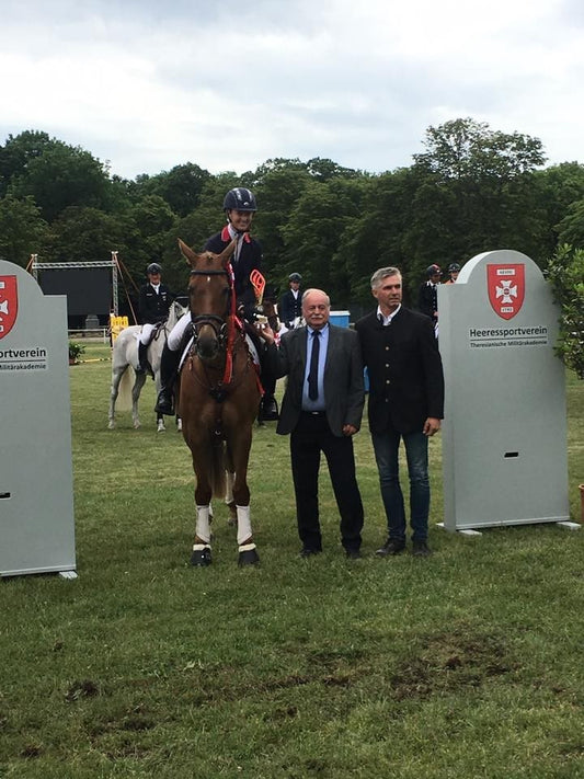 Helite Treehouse Rider Georgie Spence wins the Austrian Phase of the Nations Cup!