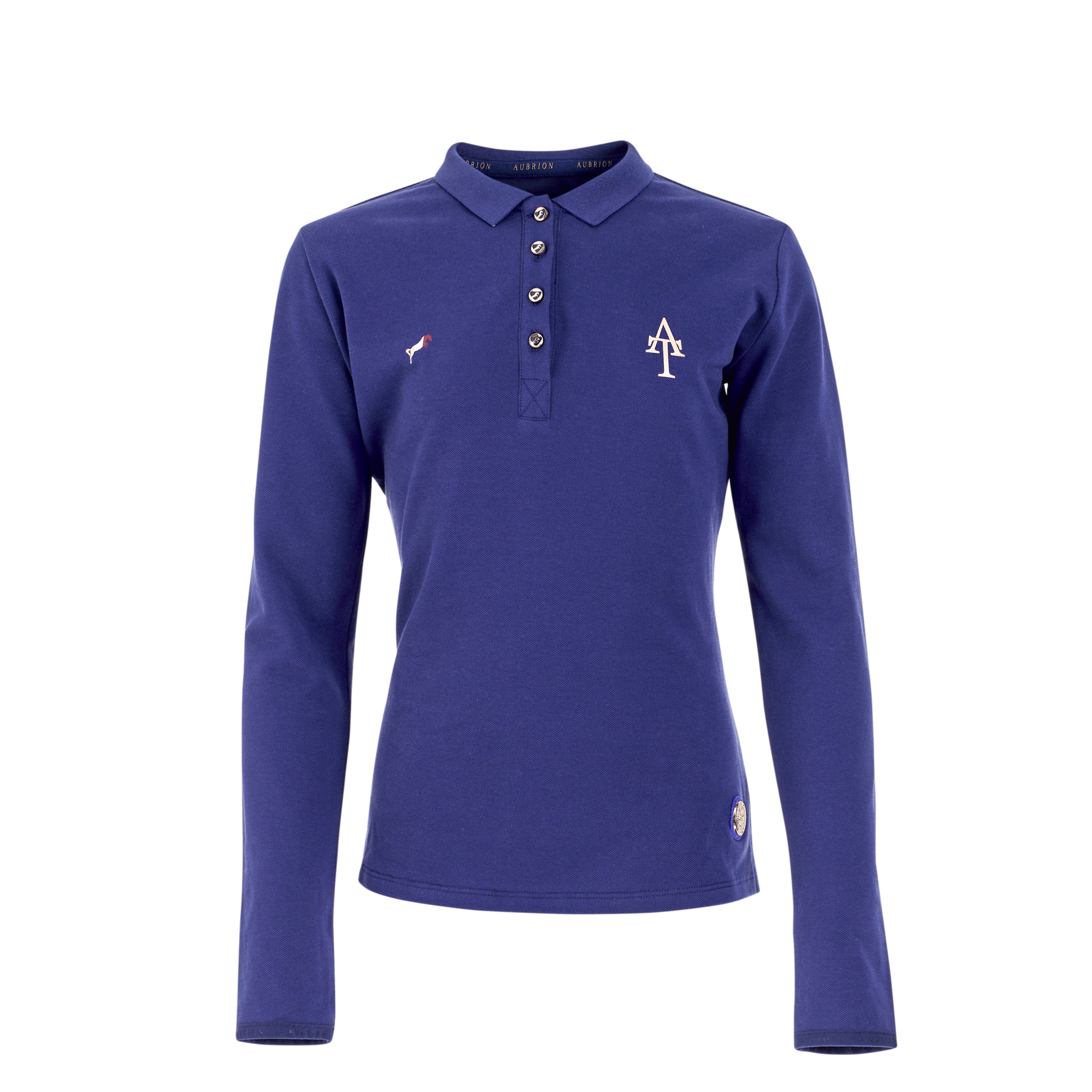 Aubrion Team Long Sleeve Polo Young Rider