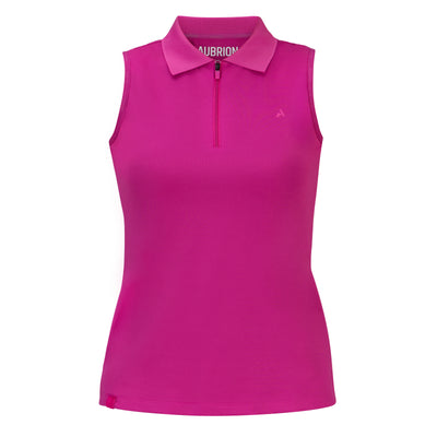 Aubrion React Sleeveless Tech Polo Shirt