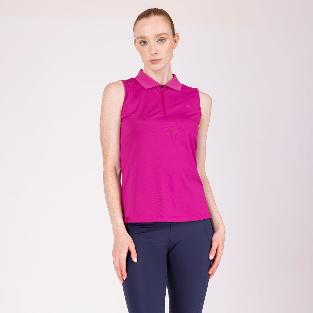 Aubrion React Sleeveless Tech Polo Shirt