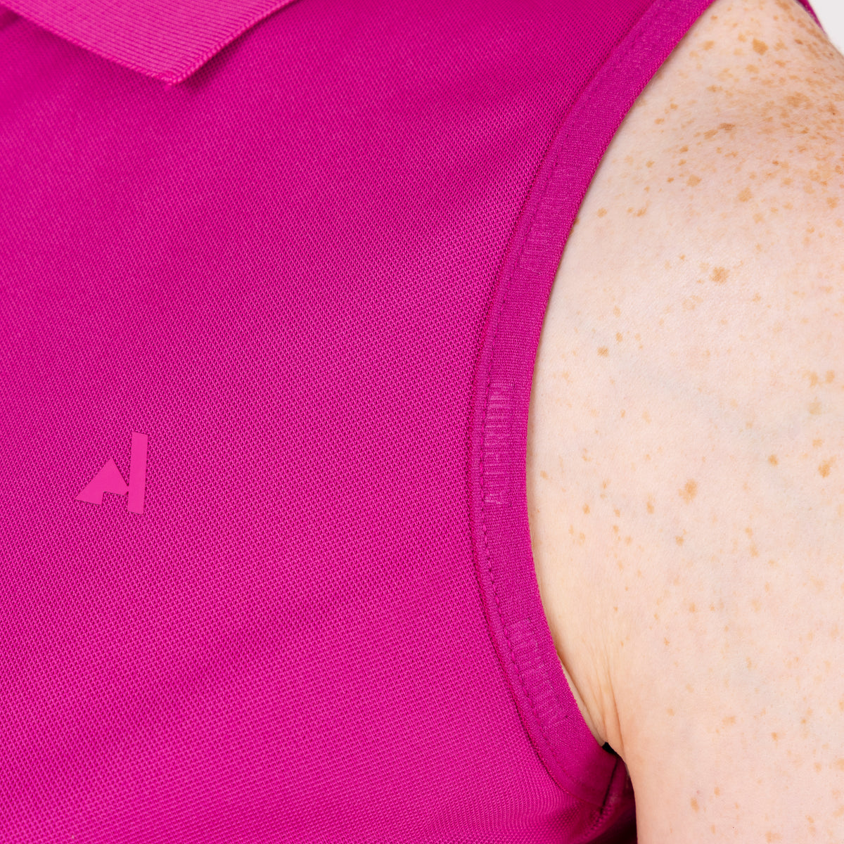Aubrion React Sleeveless Tech Polo Shirt