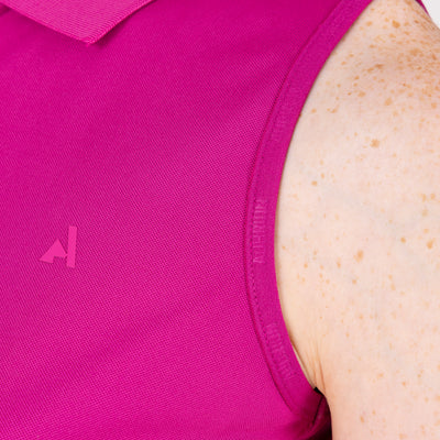 Aubrion React Sleeveless Tech Polo Shirt