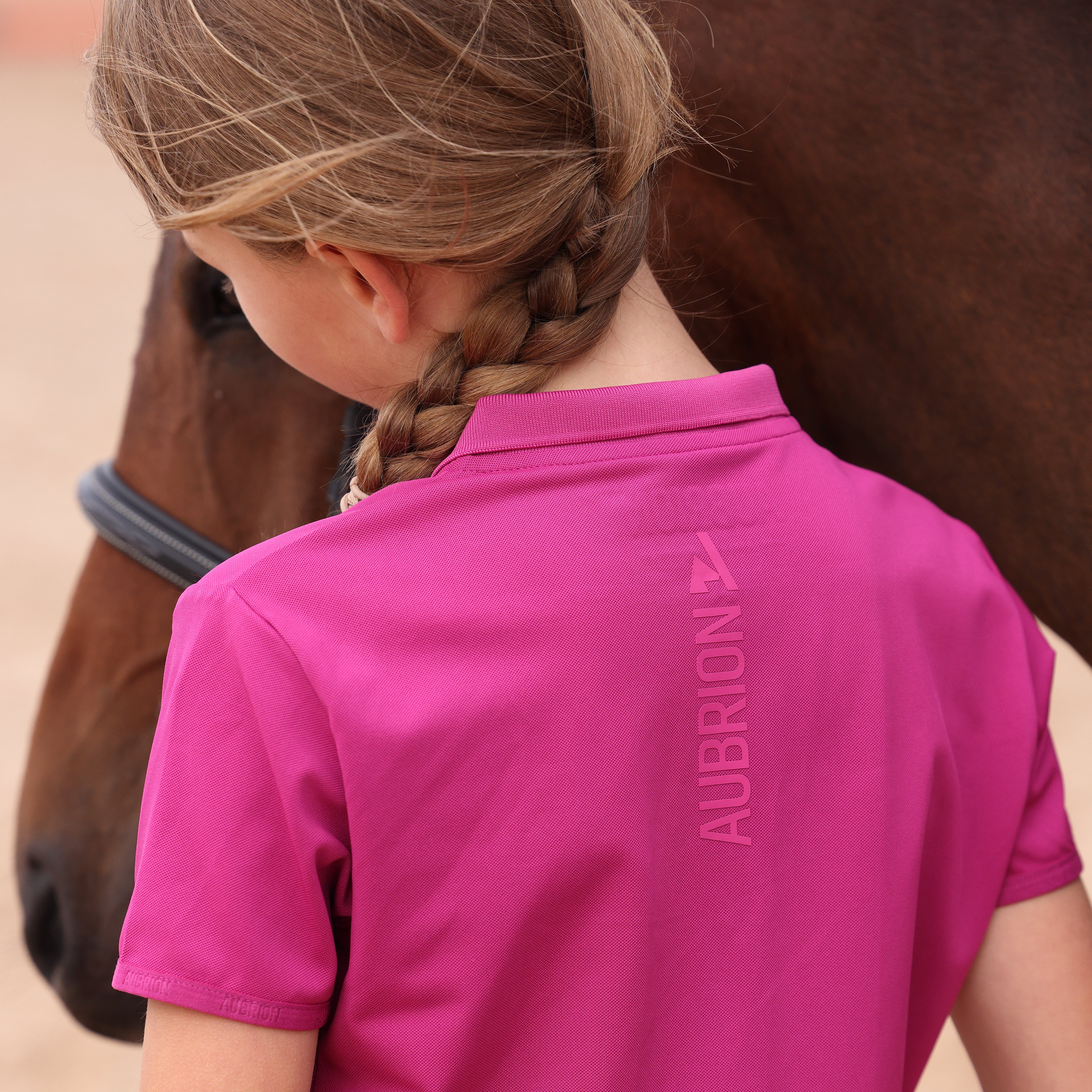 Aubrion React Young Rider Tech Polo