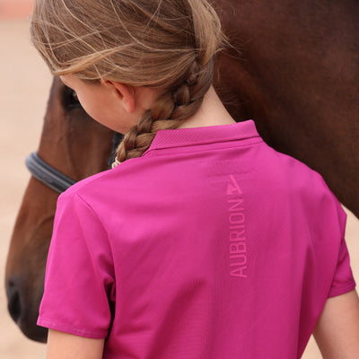 Aubrion React Young Rider Tech Polo