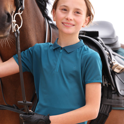 Aubrion React Young Rider Tech Polo