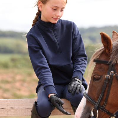 Aubrion React Young Rider Quarter Zip Sweater