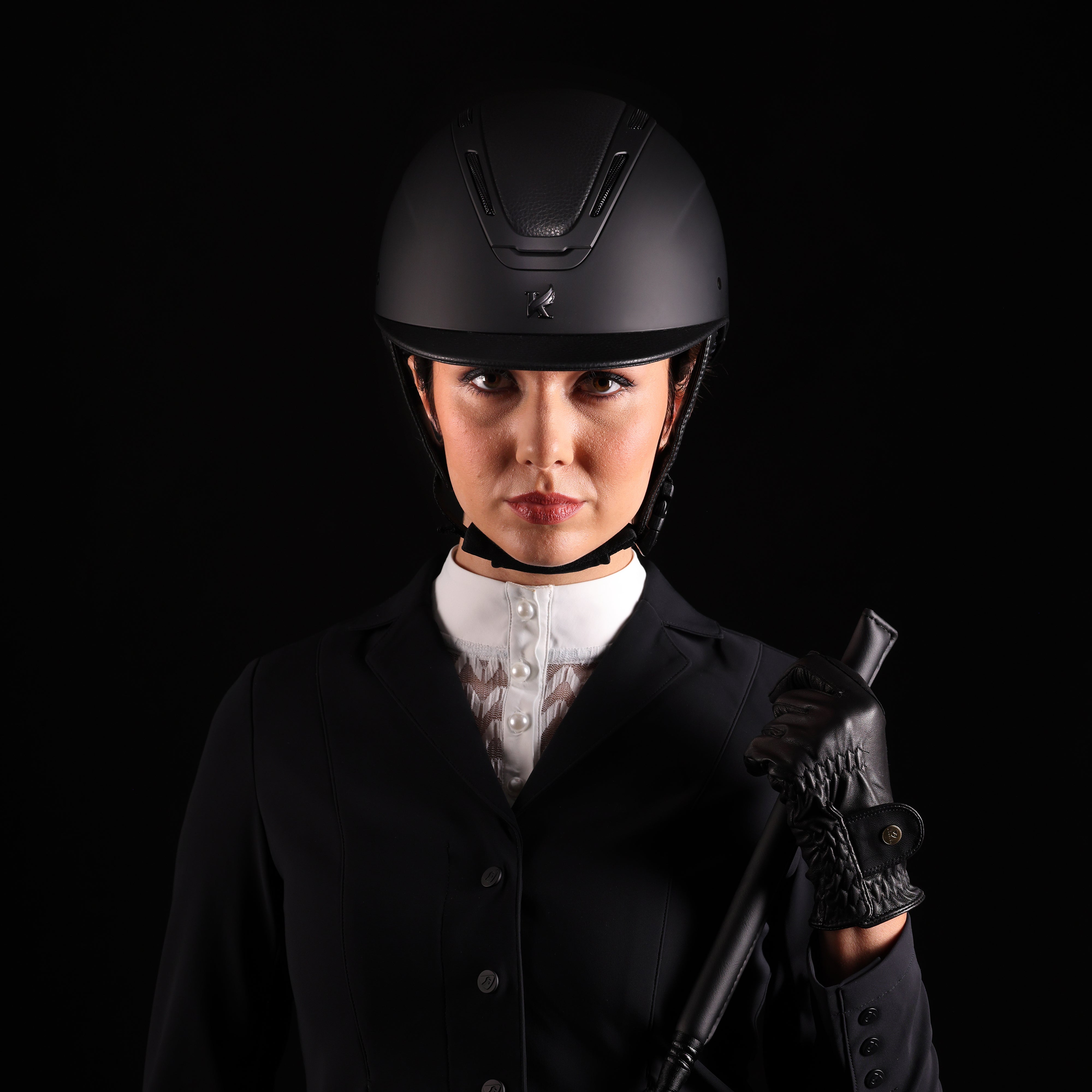 Karben Amity LTHR Riding Hat