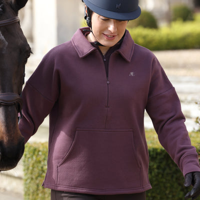 Aubrion Equestrian Quarter Zip Sweater