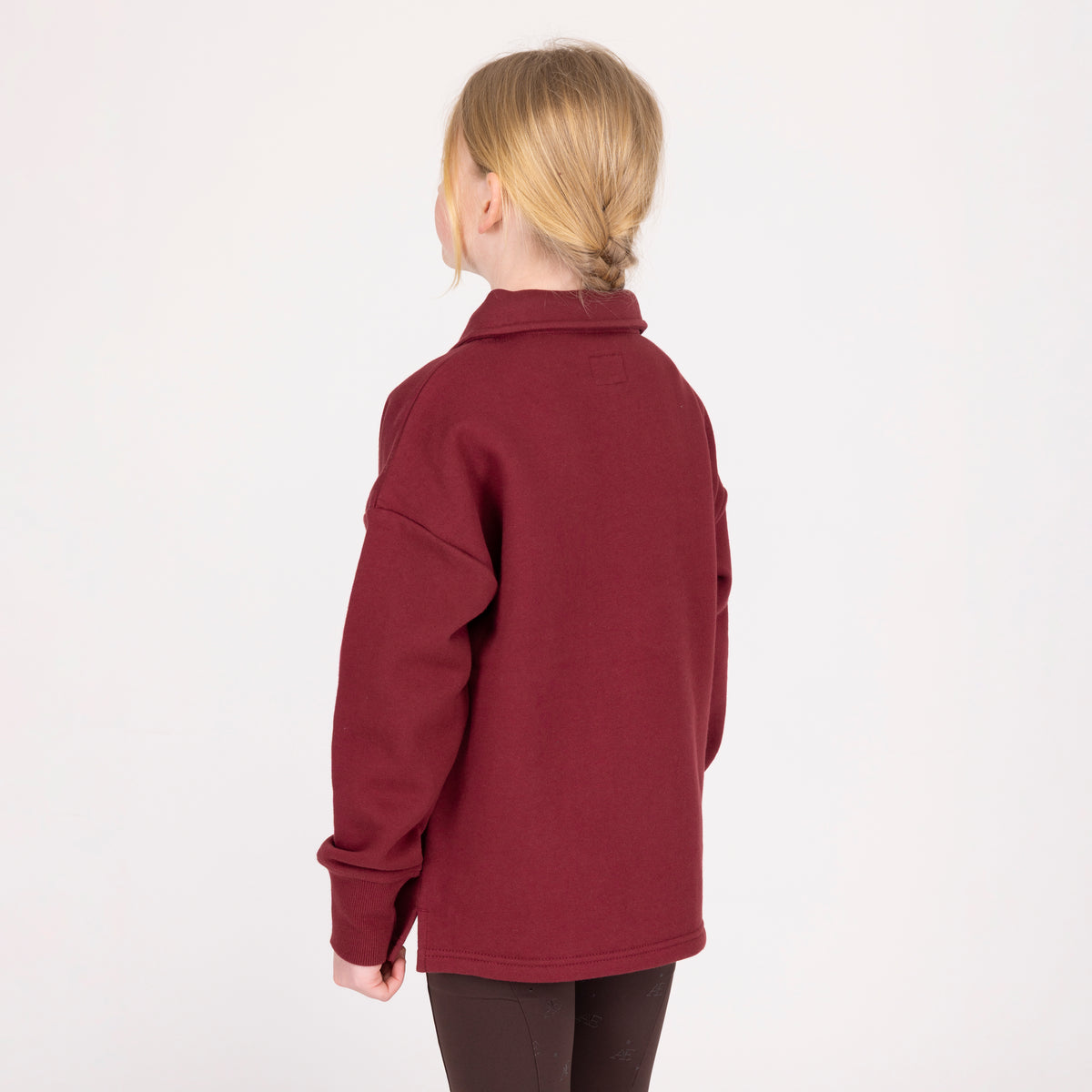 Aubrion Equestrian Young Rider Quarter Zip Sweater