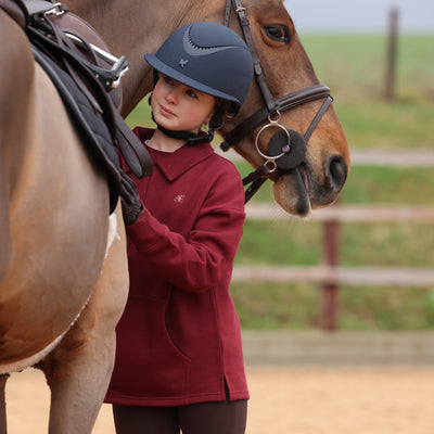 Aubrion Equestrian Young Rider Quarter Zip Sweater
