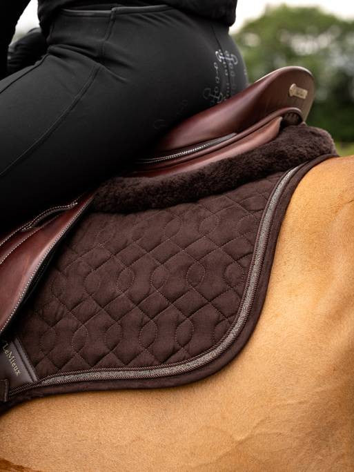 LeMieux Crystal Suede Close Contact Square