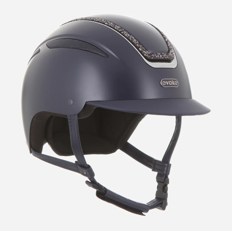 Evoke Callisto Classic Peak Crystal Helmets
