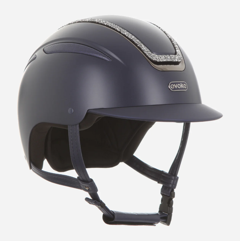 Evoke Callisto Classic Peak Crystal Helmets