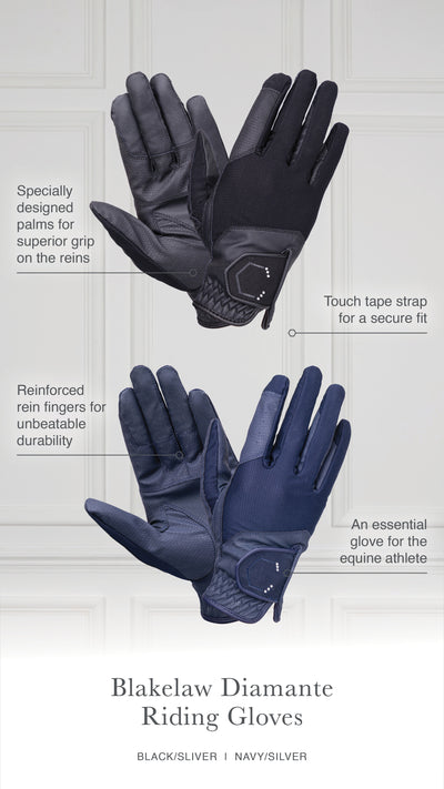 Coldstream Blakelaw Diamante Riding Glove