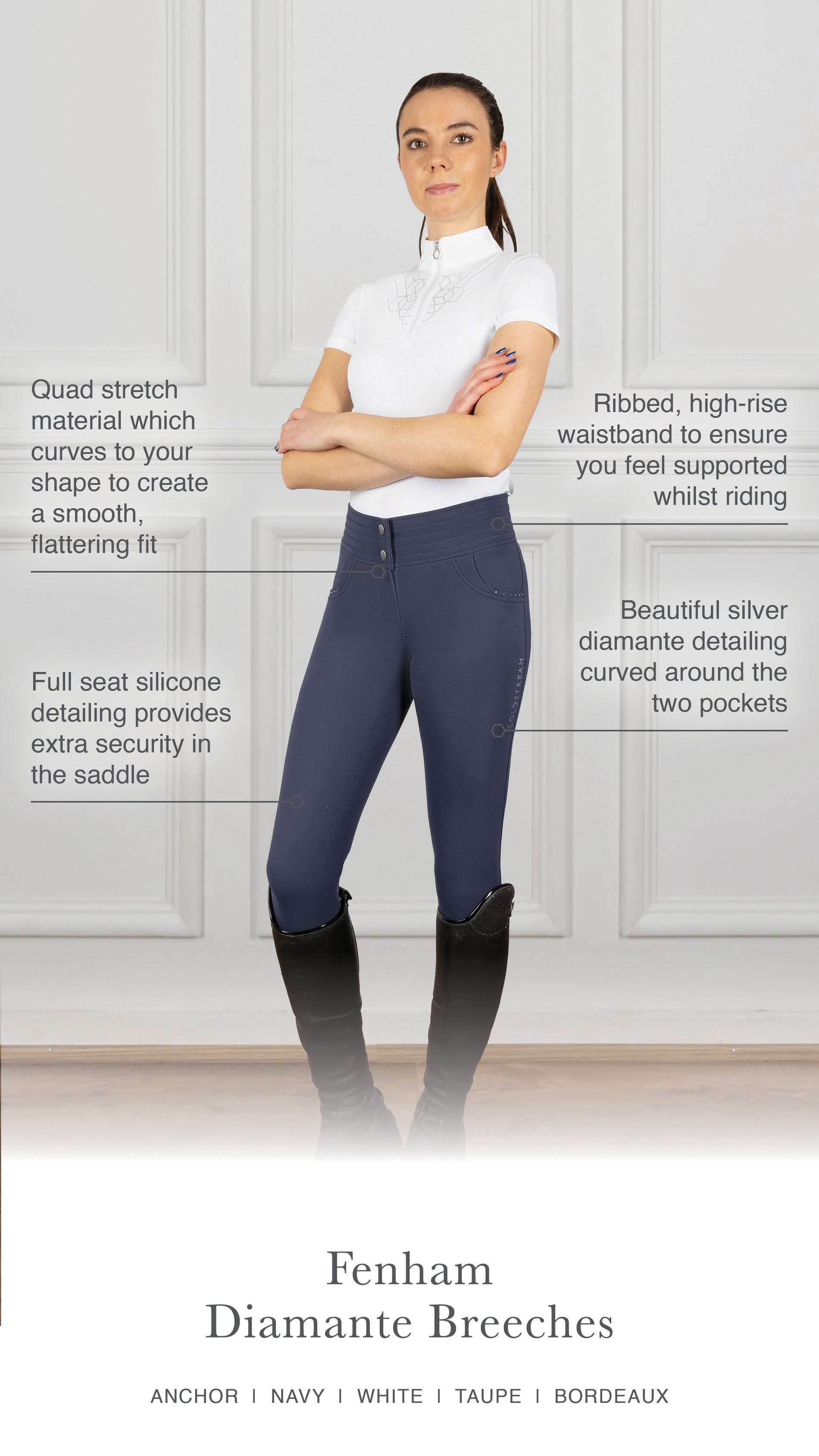 Coldstream Fenham Diamante Breeches