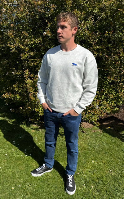 Men's British Columbia Grey Crewneck Jumpers