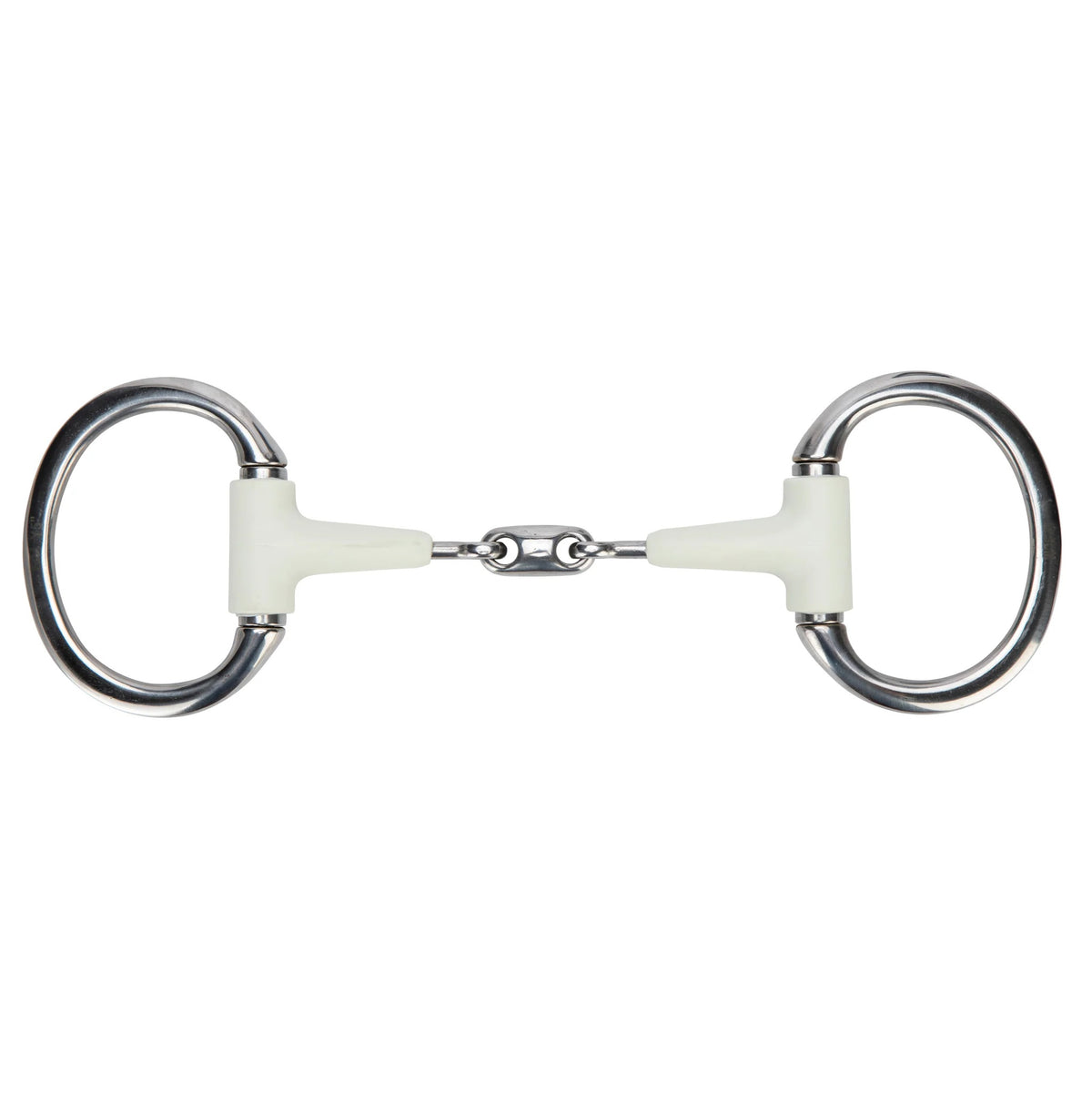 Shires EquiKind Softie Flat Ring Eggbutt with Peanut Link
