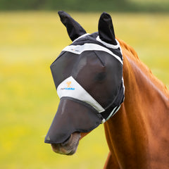 Shires Fine Mesh Fly Mask with Ears & Nose