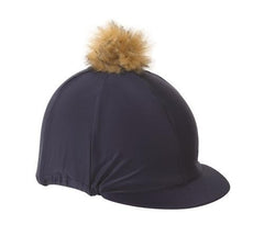 Plain Hat Cover & Faux Pom