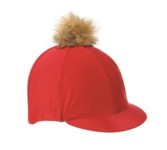 Plain Hat Cover & Faux Pom