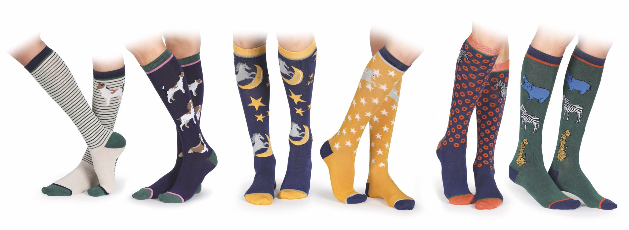 Shires Aubrion Bamboo Socks - 2 Pairs