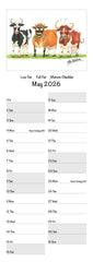 Country Calendar 2026 - Alex Underdown
