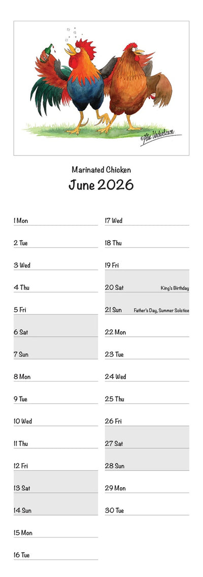 Country Calendar 2026 - Alex Underdown