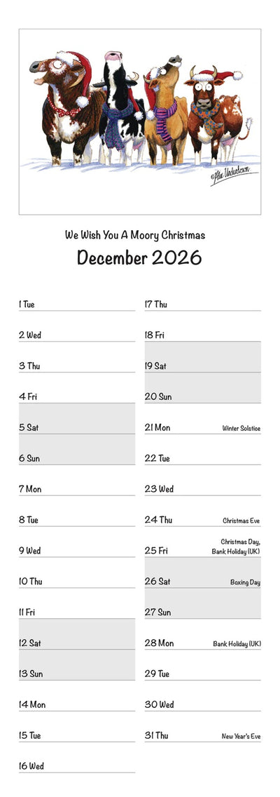 Country Calendar 2026 - Alex Underdown