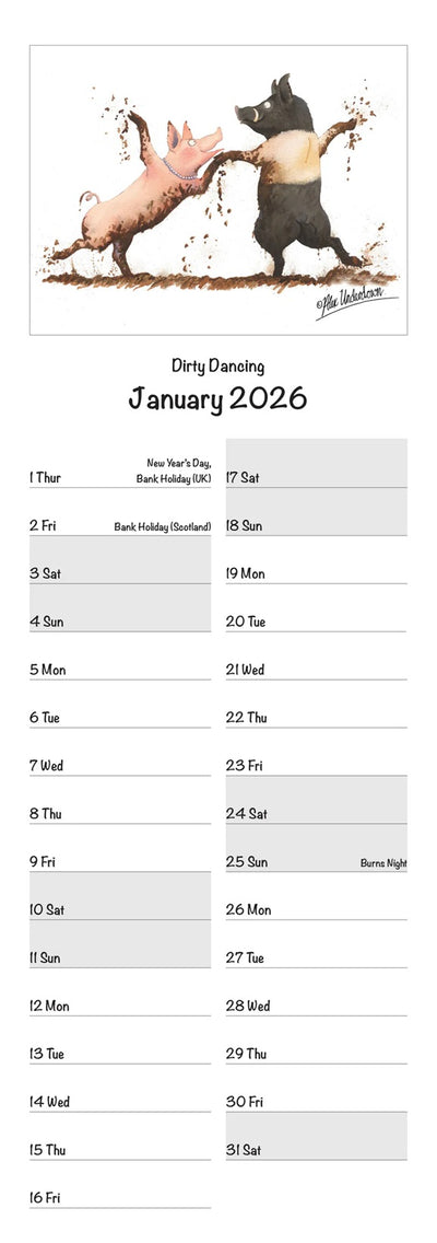 Country Calendar 2026 - Alex Underdown