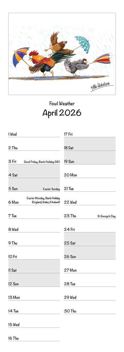 Country Calendar 2026 - Alex Underdown