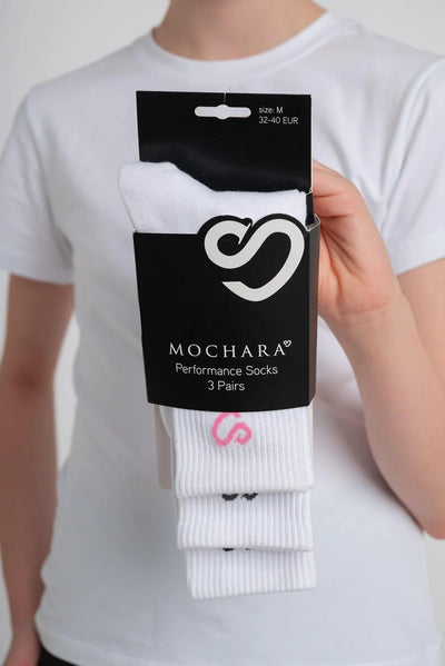 Mochara Performance Ankle Socks (3 Pair)
