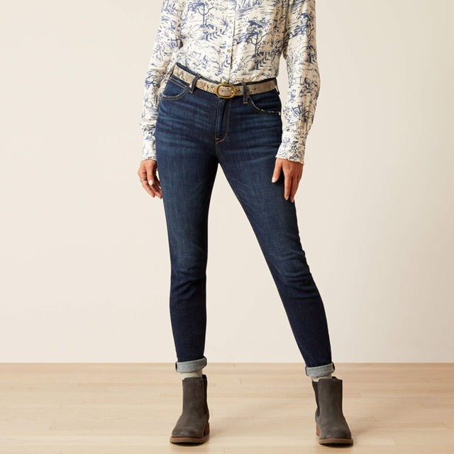 Ariat Womens High Rise Bridle Skinny Jean